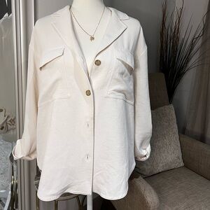 Aritzia Wilfred Off-White Blouse